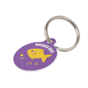 Médaillon Pour Animaux Joli Insigne Personnalisé pour Chat – “Chef à Barb
