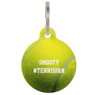 Médaillon Pour Animaux Joueur de balle de tennis