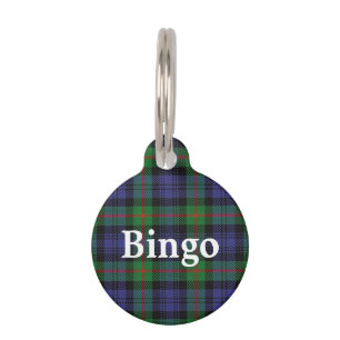 Médaillon Pour Animaux Joyeux Clan Murray Tartan Plaid