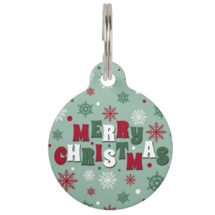Médaillon Pour Animaux Joyeux Noël
