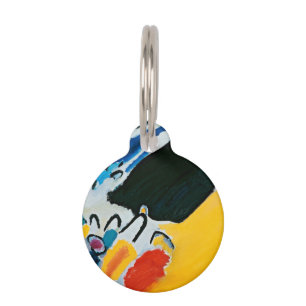 Médaillon Pour Animaux Kandinski Impression III Concert Peinture Abstrait