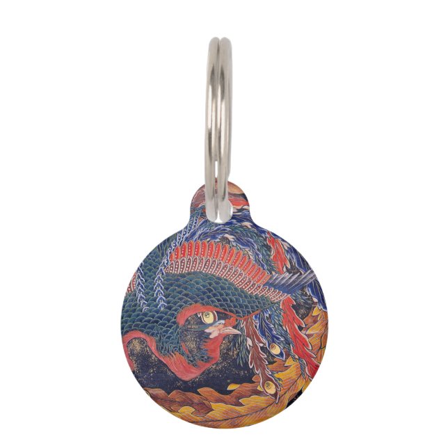 Médaillon Pour Animaux Katsushika Hokusai—Phoenix (Devant)