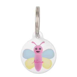 Médaillon Pour Animaux Kawaii Bee Thunder_Cove multicolore