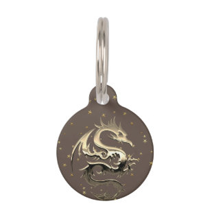 Médaillon Pour Animaux King Dragon