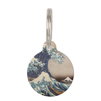 Médaillon Pour Animaux La Grande Vague au large de Kanagawa
