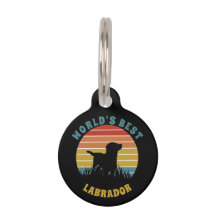 Labrador Retro Sunset Personnalisé