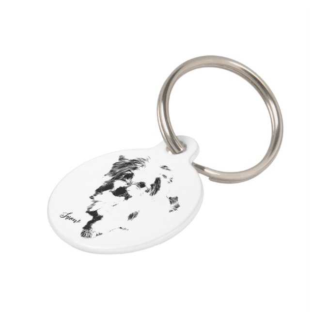 Médaillon Pour Animaux Le chien maltais le plus mignon jamais (Côté )