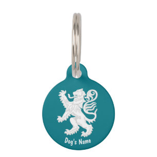 Médaillon Pour Animaux Le lion écossais personnalisent