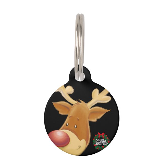 Médaillon Pour Animaux Les délices du Rudolph (Devant)