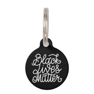 Médaillon Pour Animaux L'importance des vies noires