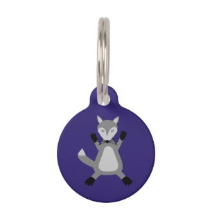 Médaillon Pour Animaux Loup de Halloween Mignon et Effrayant Personnalisé