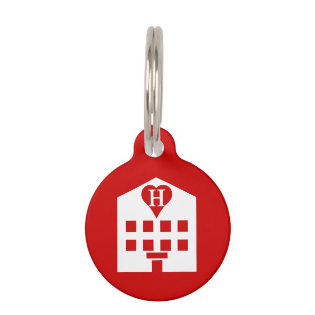 Médaillon Pour Animaux Love Hotel Japanese Emoji (Devant)
