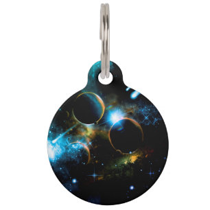 Médaillon Pour Animaux L'univers des planètes