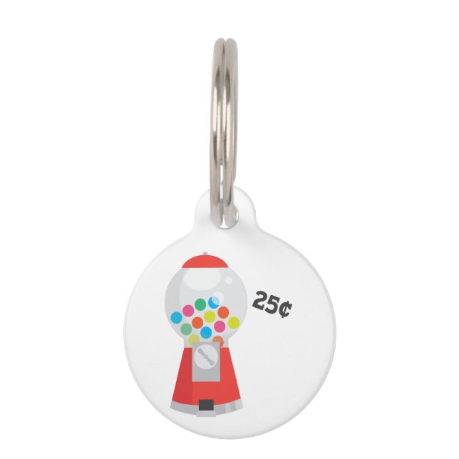 Médaillon Pour Animaux Macine de gumball (Devant)