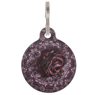 Médaillon Pour Animaux Mandala de rose