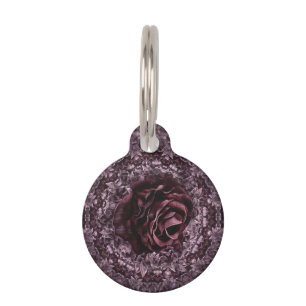 Médaillon Pour Animaux Mandala de rose