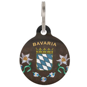 Médaillon Pour Animaux Manteau de la Bavière des bras