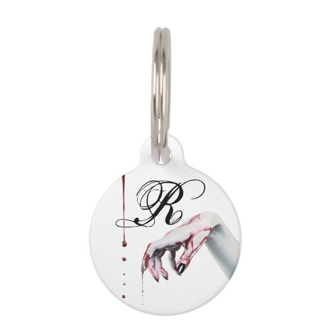 Médaillon Pour Animaux Médaille d'identification de chien personnalisée z (Devant)