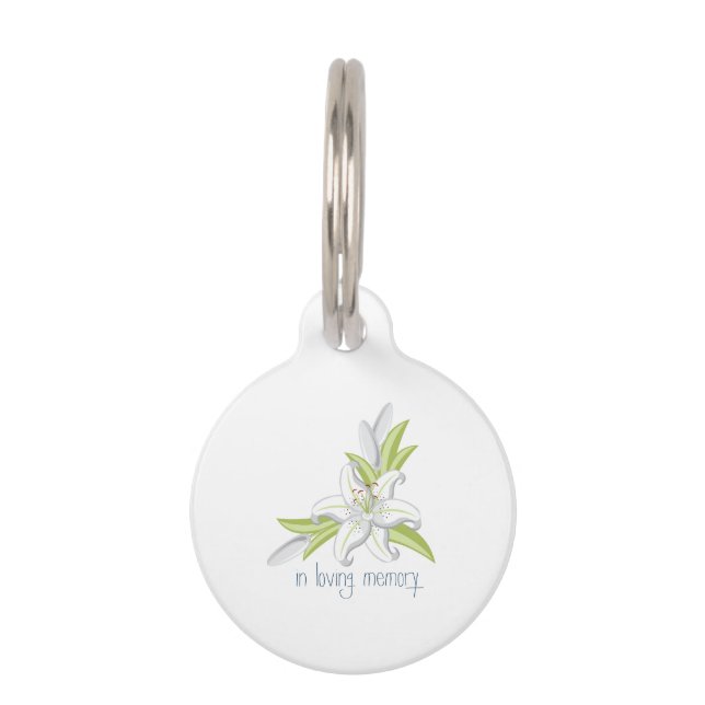 Médaillon Pour Animaux Mémoire d'amour (Devant)