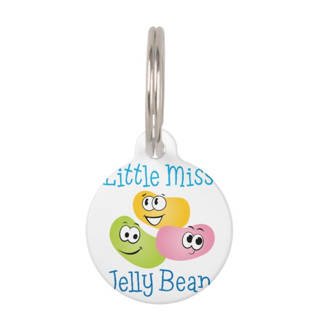 Médaillon Pour Animaux Miss Jelly Bean (Devant)