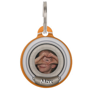 Médaillon Pour Animaux Modèle personnalisé du cadre photo