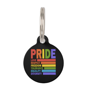 Médaillon Pour Animaux Mois de la fierté LGBT