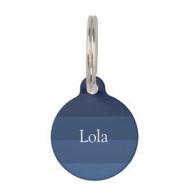 Médaillon Pour Animaux Monochromatique bleu