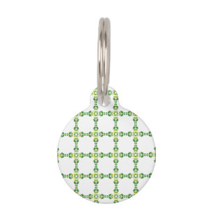 Médaillon Pour Animaux Motif Feuille, Motif De Feuilles, Feuilles Verts