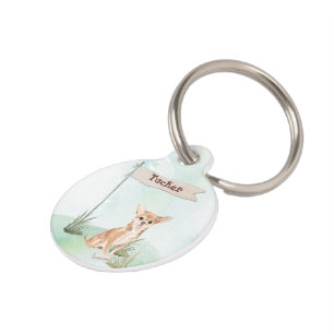 Médaillon Pour Animaux Nom personnalisé Chihuahua Chien animal de compagn