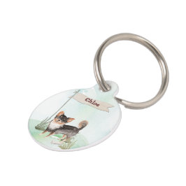 Médaillon Pour Animaux Nom personnalisé Long Haired Chihuahua Chien anima