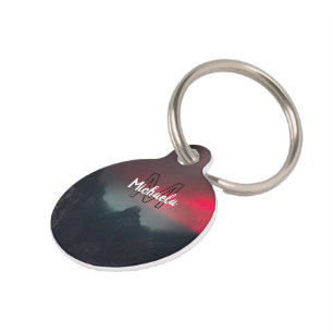 Médaillon Pour Animaux Nuages brûlants, brouillard et monographie des mon