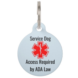 Médaillon Pour Animaux Numéro de série/d'identification du chien de servi