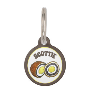 Médaillon Pour Animaux Œufs Scotch Chien Scottie Écosse Nourriture Grigno