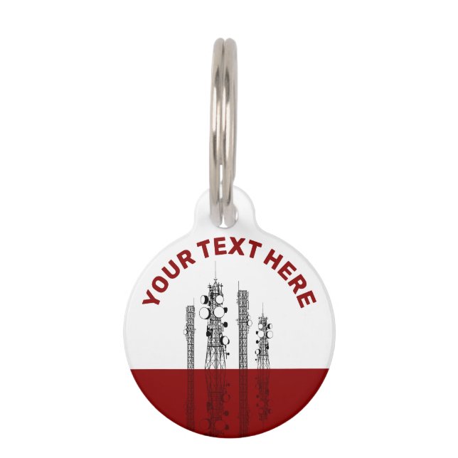 Médaillon Pour Animaux Outils de communication (Devant)