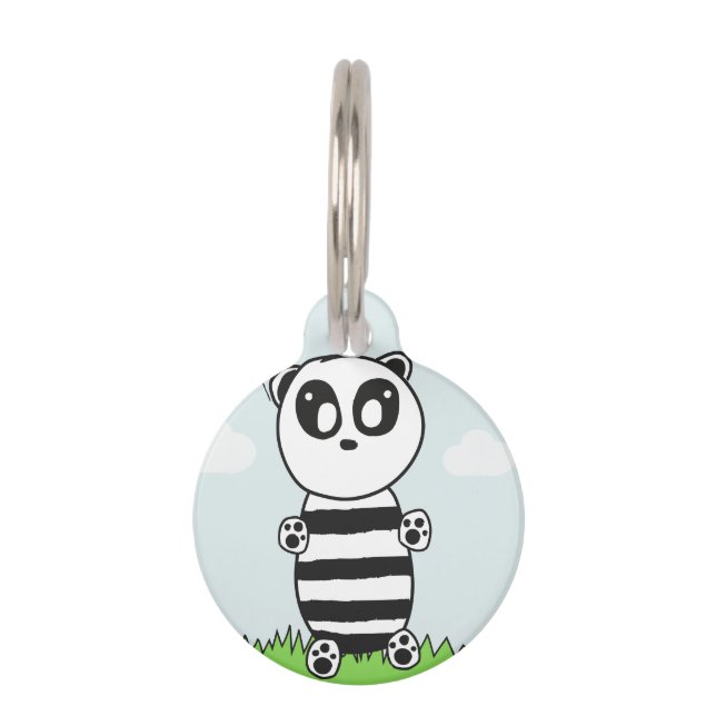 Médaillon Pour Animaux Panda Kid (Devant)