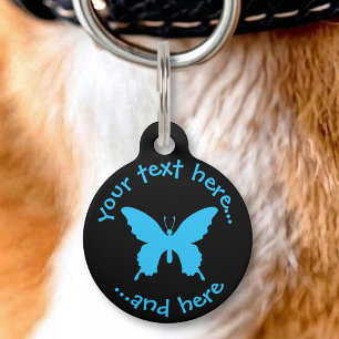 Médaillon Pour Animaux Papillon d'Ulysse