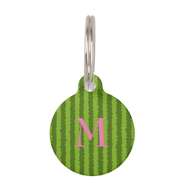 Médaillon Pour Animaux Pastèque personnalisée (Devant)
