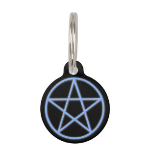 Médaillon Pour Animaux Pentagramme de païen de Falln