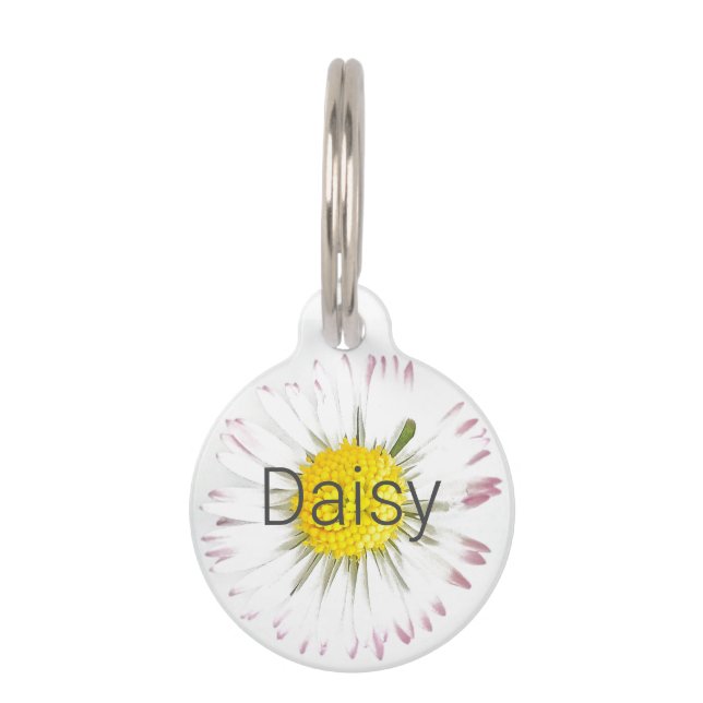 Médaillon Pour Animaux Personnalisable Daisy (Devant)