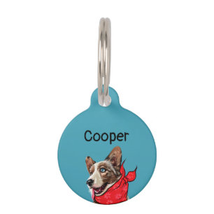 Médaillon Pour Animaux Personnalisé Cute Pembroke Welsh Corgi