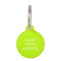Personnaliser personnalisation chaux chien Nom ID