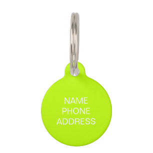 Médaillon Pour Animaux Personnaliser personnalisation chaux chien Nom ID