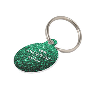 Médaillon Pour Animaux Personnalisez les étincelles de parties scintilla