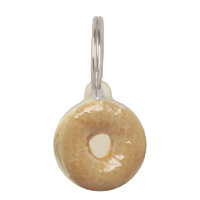 Pet Chien Chat Cute Fun Vieux Donut émaillé ID Per