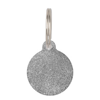 Médaillon Pour Animaux Photo Parties scintillant en argent Faux