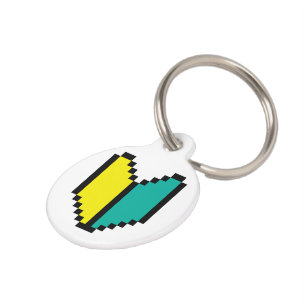 Médaillon Pour Animaux Pixel 8 bits Wakaba / Mark Shoshinsha