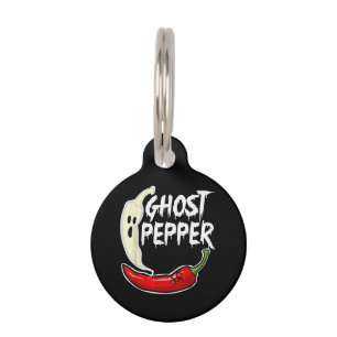 Médaillon Pour Animaux Poivre Fantôme Drôle épicé Halloween Fantôme Peppe