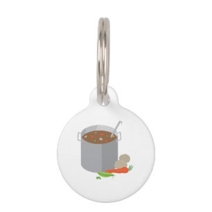 Médaillon Pour Animaux Pot De Soupe