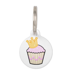 Médaillon Pour Animaux Princesse Cupcake