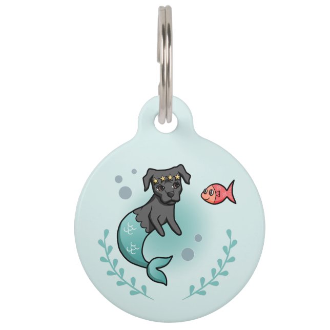 Médaillon Pour Animaux Princesse de Merdog de chien de sirène (Devant)